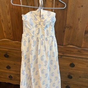 Universal Thread Dress - Cream with Blue Paisley never worn